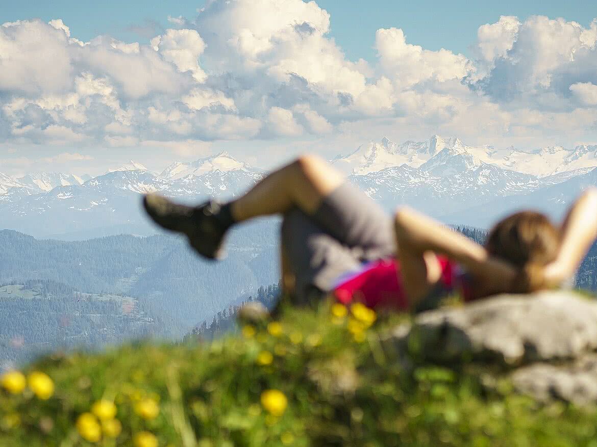 Ausblick am Gipfel genießen in der Alpenregion Tegernsee Schliersee